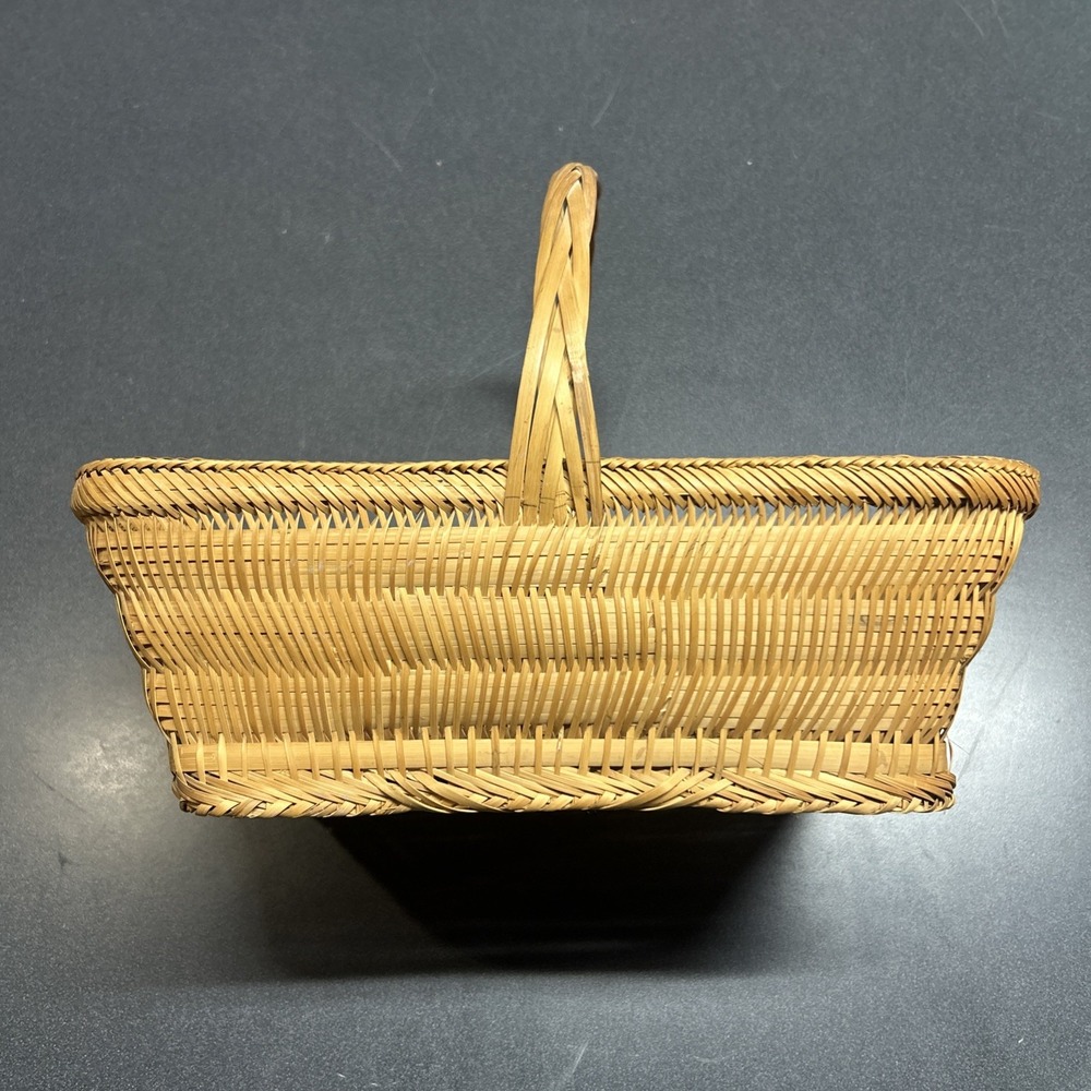 Vintage Natural Rattan Garden Basket